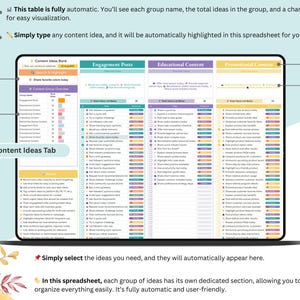 Content Calendar - content calendar spreadsheet - social media content calendar - social media calendar - social media content planner - content tracker  - social media tracker - social media manager - social media - social media content - content organizer - social media planner - content creator - social media posts - social media plan - content planner - social media kit - media kit - content planner canva - content planner template - content calendar planners - notion content calendar