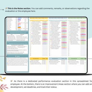 Performance Evaluation Spreadsheet - performance review template - performance review - employee recognition - performance tracker - HR- employee of the month- employee review form - employee appreciation - employee performance - employee review - employee review form - human resources - hr templates - hr forms - employee award - employee management - hr template - hr spreadsheet - hr tracker - hr documents - hr template - hr management - hr template bundle - employee tracker