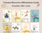 Trauma Recovery Affirmations - Trauma Recovery - healing affirmation cards - Self-healing journal - trauma healing cards - self healing pdf