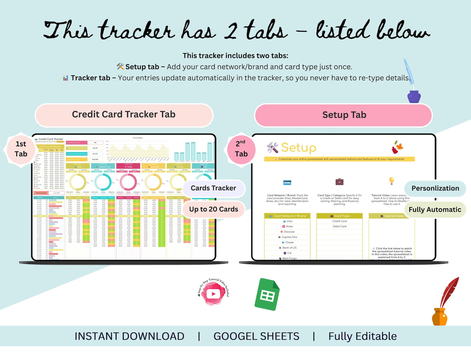 Credit Cards Tracker - Credit Score Tracker - Credit Card Utilization ...
