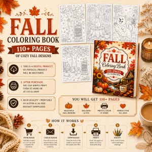 Fall Coloring Pages, Fall Coloring Book autumn coloring book, fall coloring book autumn coloring page adult coloring pages coloring pages fall coloring book autumn coloring page fall coloring kids autumn coloring kids fall coloring fall activities fall coloring page digital coloring cozy coloring coloring book pdf kawaii coloring book adult coloring book cozy coloring book