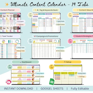 Content Calendar - content calendar spreadsheet - social media content calendar - social media calendar - social media content planner - content tracker  - social media tracker - social media manager - social media - social media content - content organizer - social media planner - content creator - social media posts - social media plan - content planner - social media kit - media kit - content planner canva - content planner template - content calendar planners - notion content calendar