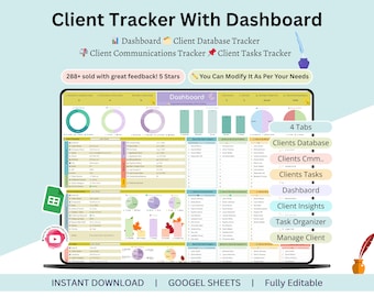Kunden-Tracker - Kundentabelle - crm Dashboard - crm - crm-Spock-Spreadsheet - Kunden-Organizer - Kunden-Dashboard - Kunden-Planer