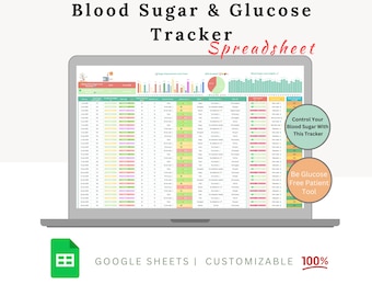 血糖値とグルコーストラッカー - 血糖値トラッカー - 糖尿病トラッカー - 糖モニタリング - グルコースレベル - 血糖値トラッカー