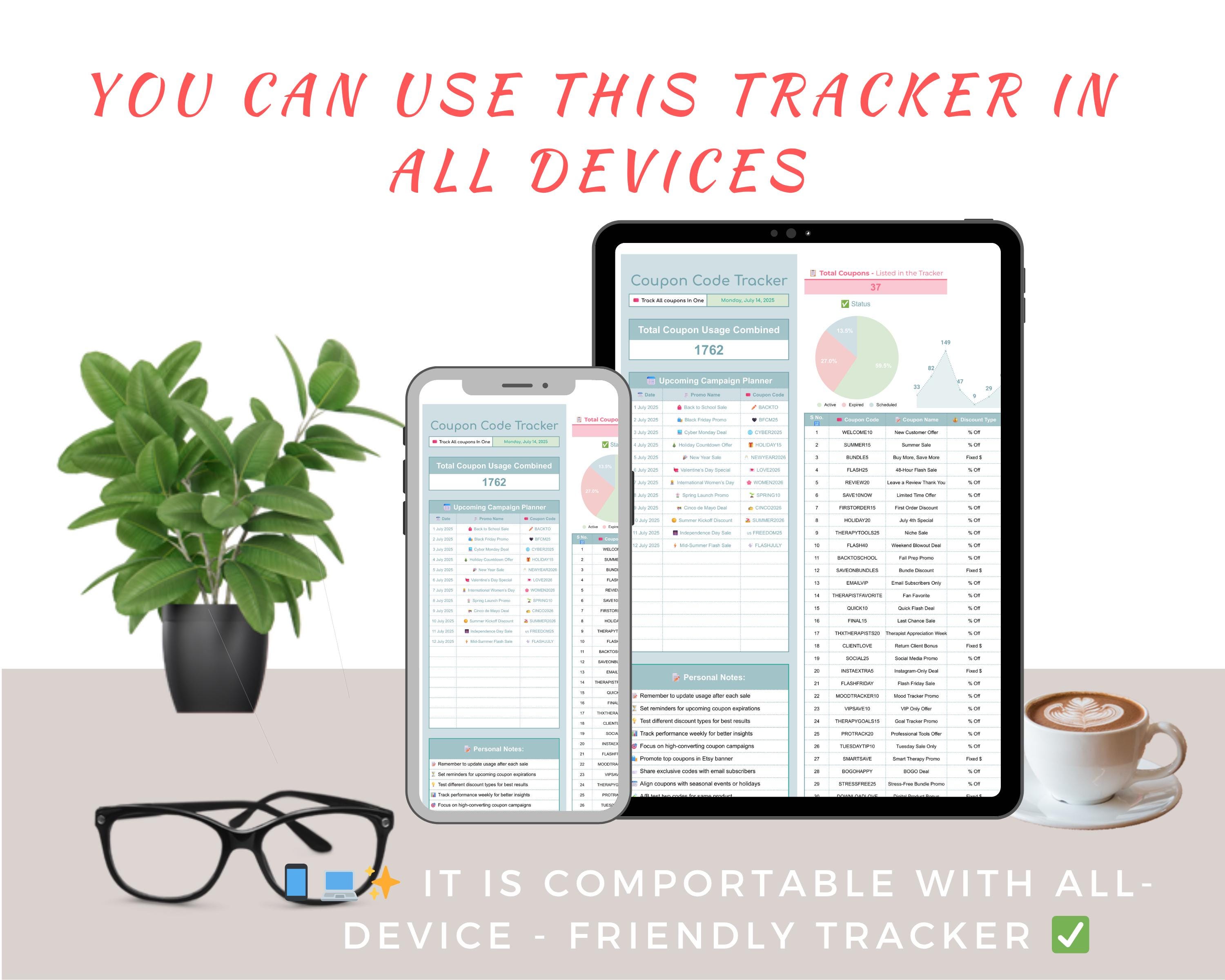Coupon Code - Coupon Tracker - Coupon Code List - Coupon Planner ...