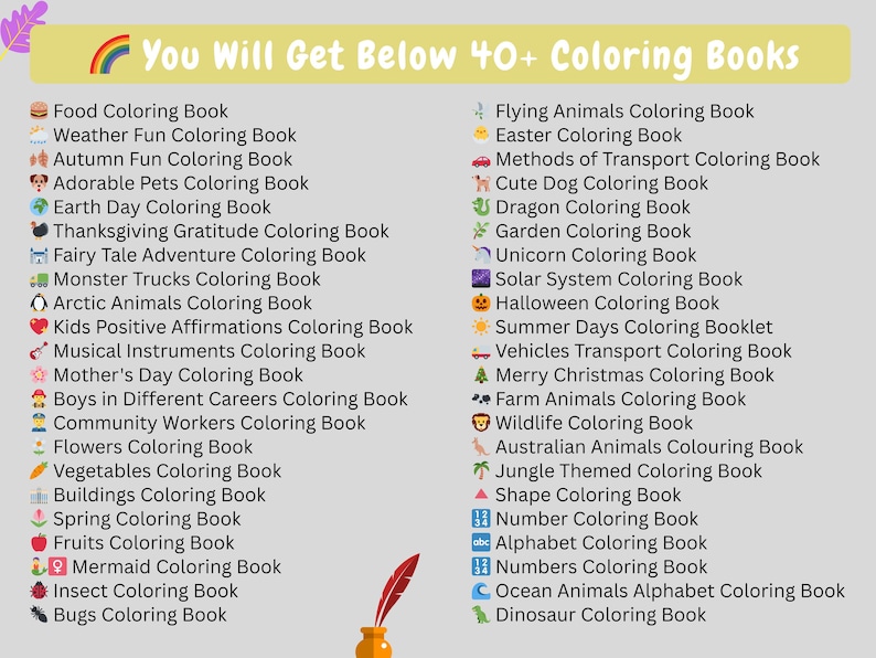40+ coloring books for kids kids colouring kids colouring pages kids learning education resources preschool homeschool coloring books homeschool set kids printables kids coloring book coloring bundle kids coloring pages coloring coloring book coloring page coloring pages coloring book pages toddler busy book toddler coloring kids coloring coloring pages for kids digital coloring book  animal coloring pages kids animal coloring book kid plr kids coloring sheets halloween coloring