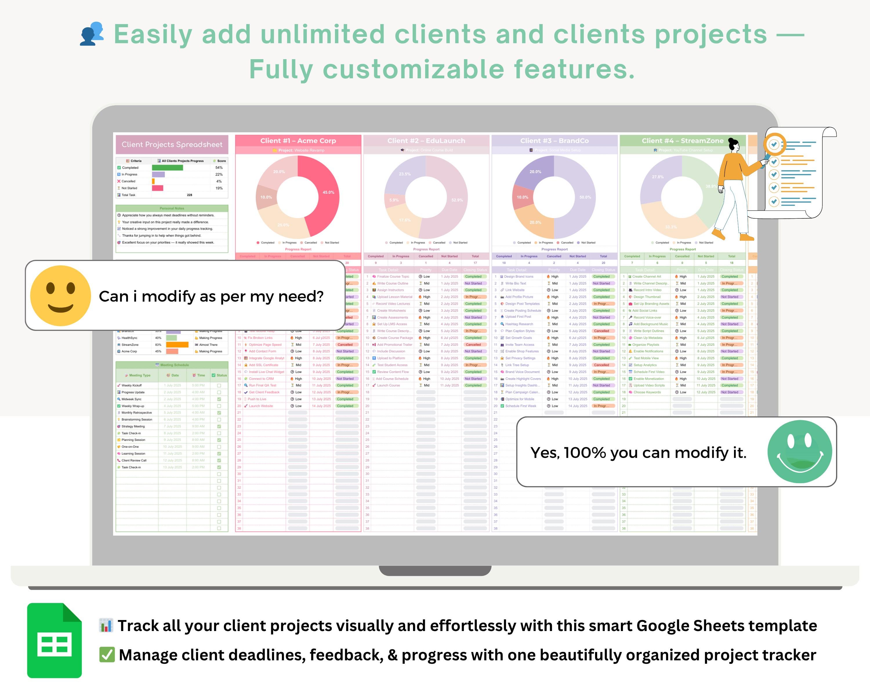 Client Project Tracker - Project Tracker - Client Management - Client ...