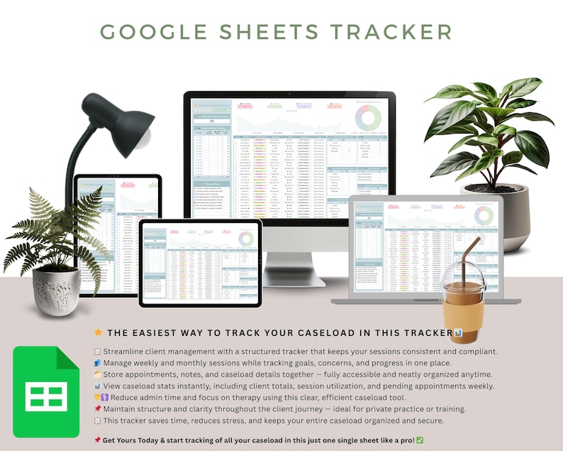 Therapist Caseload Tracker - Caseload Tracker - Caseload Planner ...