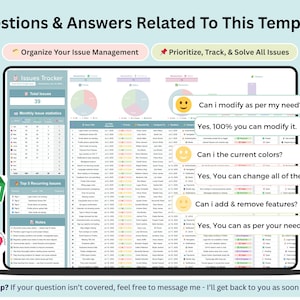 Issues Tracker - Problem Tracking - Issues and Concerns - Project risk and issue log, issue resolution and handling - project issue tracker - issue tracking - issue spreadsheet - issue log - issue tracker excel - resolution tracker - project management - bug tracker - problem solving - Agile Issue Log - Software Testing Log - Bug Report Tracker - project templates - Bug Tracker Template - project tracker - issues log - task tracker - action tracker - priority tracker - project tracking