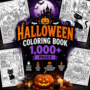 1 000+ Halloween målarbilder halloween målarbilder halloween utskrivbara målarbilder för vuxna skräckmålarbok söt halloween målarbok