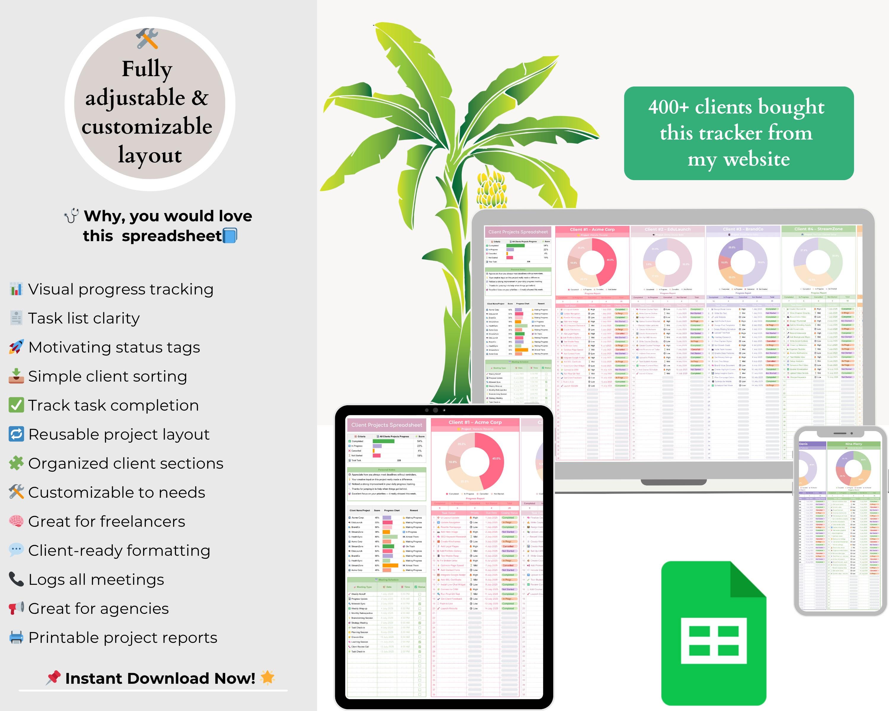Client Project Tracker - Project Tracker - Client Management - Client ...