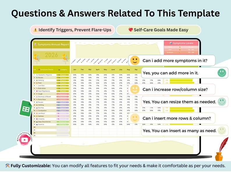 symptom tracker journal - adhd symptom tracker - chronic illness tracker - Symptoms tracker - symptom tracker monthly - symptom tracker google sheets - medical symptom tracker - symptom tracker printable - chronic illness - Symptom Tracker - symptom journal - symptom checklist - chronic pain tracker - medication tracker - fibromyalgia tracker - Daily health log - health tracker cute - health mental - medicine tracker - health tracker - medical tracker