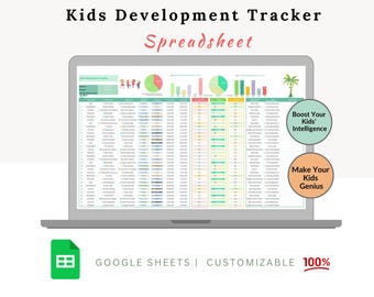 Kids Development Tracker - Child Development - Kids Learning - Kids Activity - Preschool Learning - Early Childhood Development