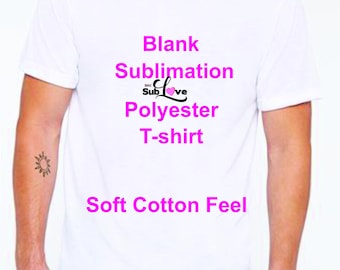 Adult Blank Polyester Sublimation T shirt