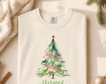 Radiation Oncology Christmas Shirt, Radiation Therapist Christmas, Gift for Rad Therapy, Radiation Therapy, Medical Dosimetry, Rad Onc Nurse