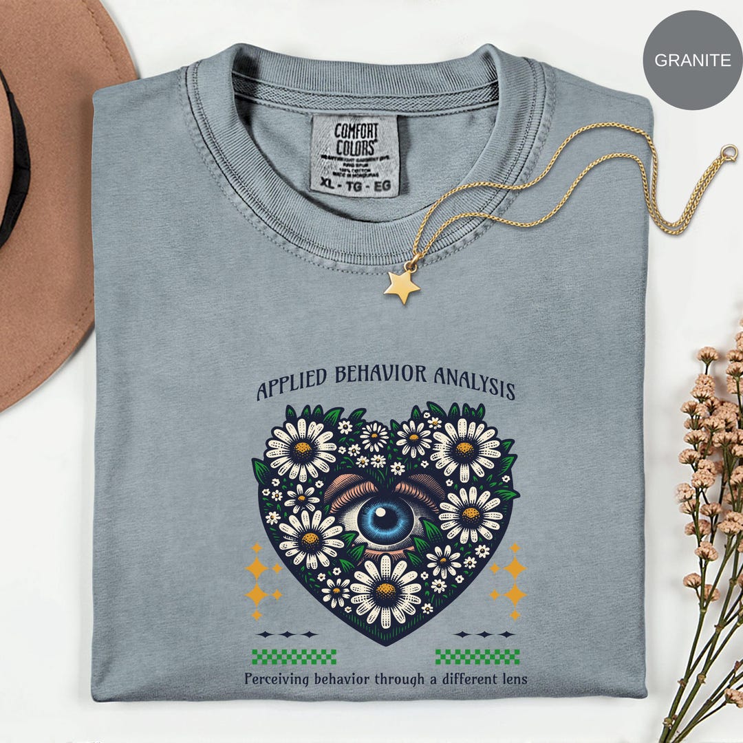 RBT Therapy Shirt, Boho Floral ABA Shirt, Rbt Work Aesthetic, BCBA Gift ...