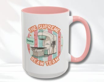 Custom Radiation Therapist Team Gift, Radiation Therapy Mugs, Rad Tech Week, Rad Therapy Appreciation, Radiation Therapy Coffee Cup