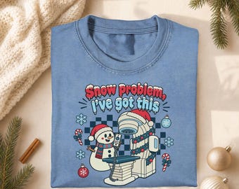 Radiation Therapist Snowman Shirt, Radiation Oncology Christmas, Gift for RTT, Rad Onc Therapist winter