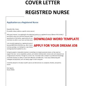 Carta de presentación para enfermero titulado, solicitud de empleo de enfermería, carta de motivación en inglés