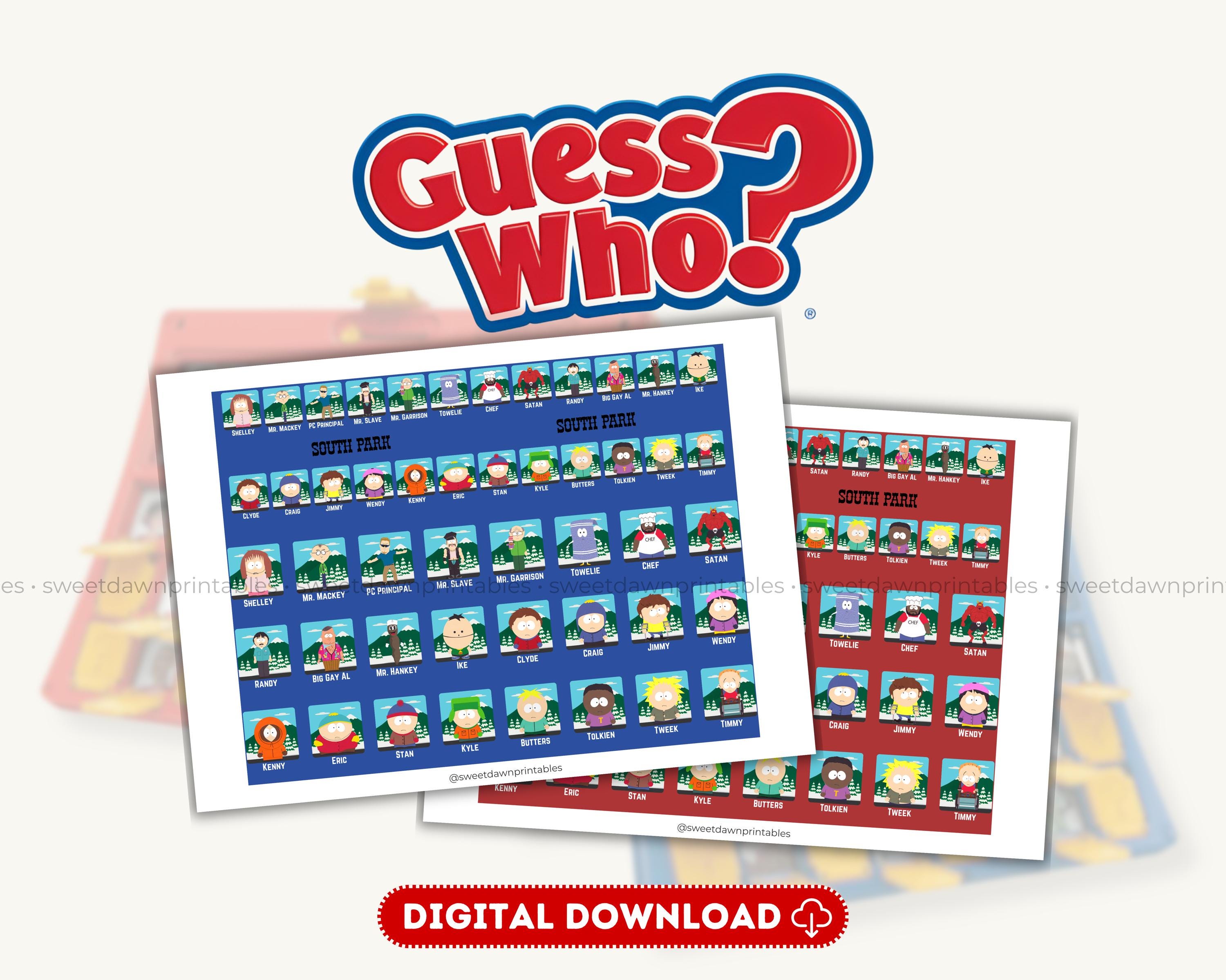 Guess Who 2.0 Card Inserts - Etsy