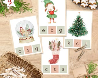 Christmas Activities For Kindergarten Printable, Christmas Toddler Busy Book, Cute Christmas Printable Coloring Pages, Christmas Advent PDF