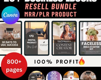MRR PLR Business eBook | Resell Rights, Passive Income (PDF)