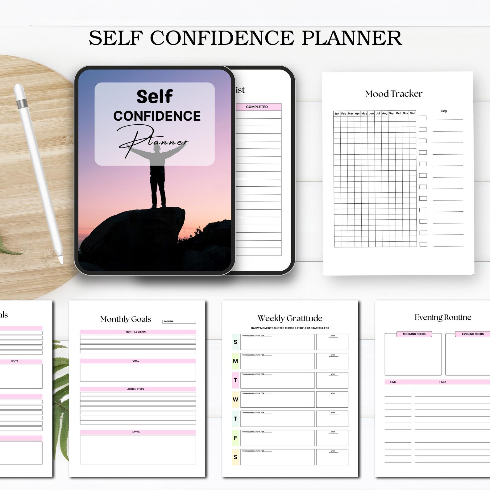 Self Confidence Planner Printable: Self-love & Personal Growth (PDF) - Etsy