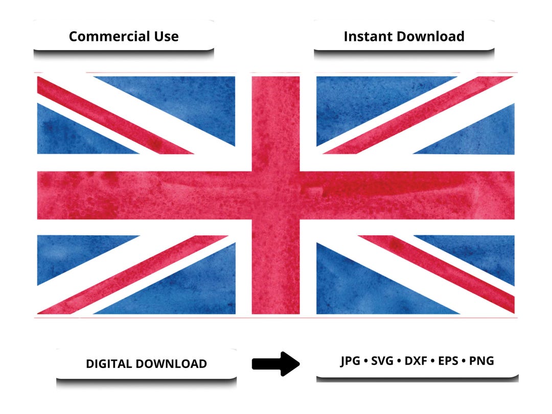British Flag SVG – Union Jack Clipart for Cricut and Silhouette | UK ...