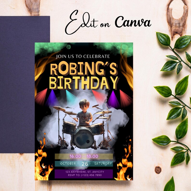Birthday Invitation Template: Instant Download - Etsy
