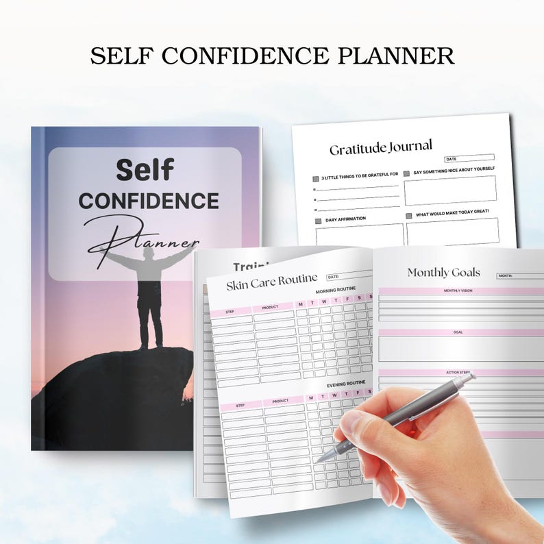 Self Confidence Planner Printable: Self-love & Personal Growth (PDF) - Etsy