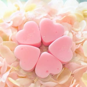 Custom heart wax melts