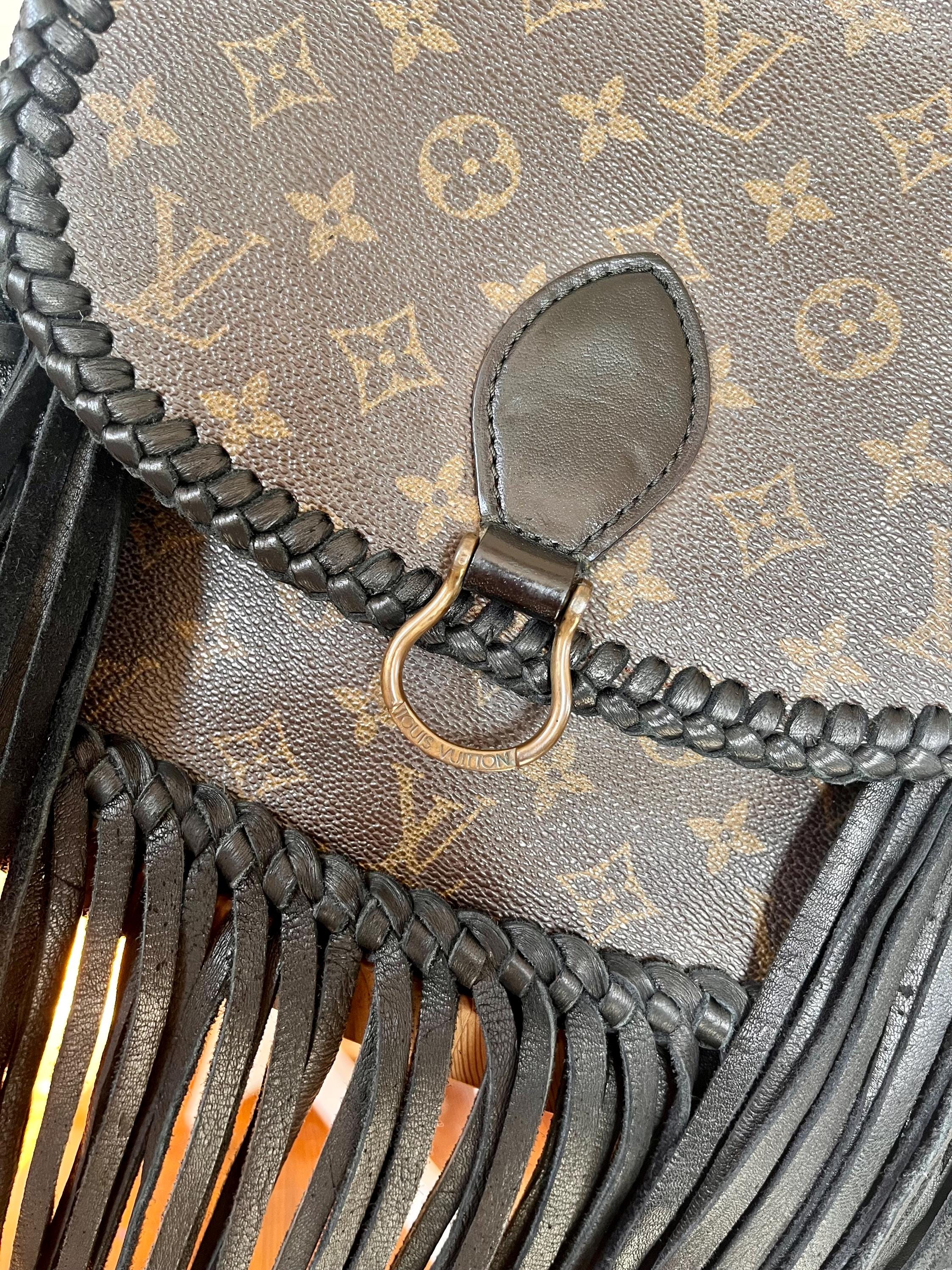 Louis Vuitton Saint Cloud Revamp With Fringe Made to Order - Etsy