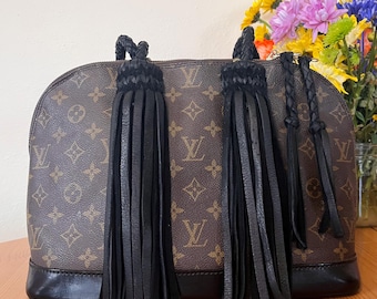 1993 Louis Vuitton Alma PM Revamp with Fringe