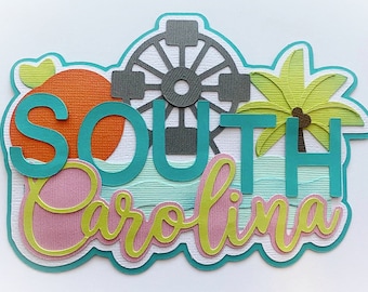 A premade paper piecing for scrapbook layouts cards planner project life by my tear bears kira Scrapbook Die Cut title Easter 2021