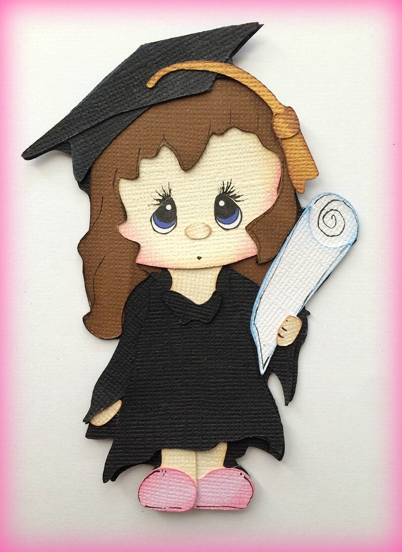 Scrapbook /& Card Making 6 Graduation Boys Premade PAPER Die Cuts