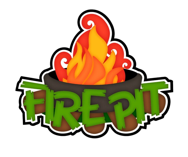 Fire Pit Pre Order Title Outdoor Bbq Premade Paper Piecing 3d Etsy