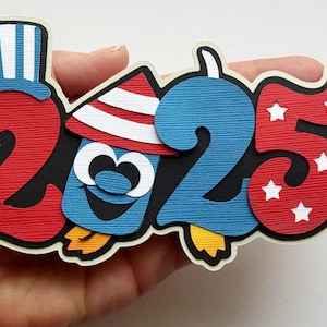 4 juillet 2025 Embellissement d'un album le 4 juillet. Une pièce en papier pour les mises en page de scrapbooking et plus encore par my tear ours kira