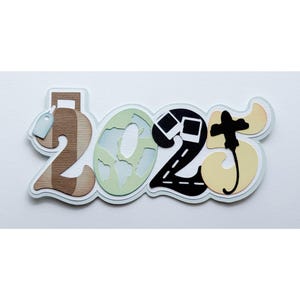 voyage 2025 embellissement de scrapbooking bagages monde avion polaroid. Une pièce en papier pour les mises en page de scrapbooking et plus encore par my tear ours kira