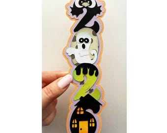 2026 Halloween scrapbook embellishment title made to order 4 WEEK SHIP by my tear bears kira