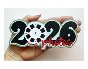 2026 photos embellishment Scrapbook title family theme,  paper piecing for scrapbook layouts by my tear bears kira