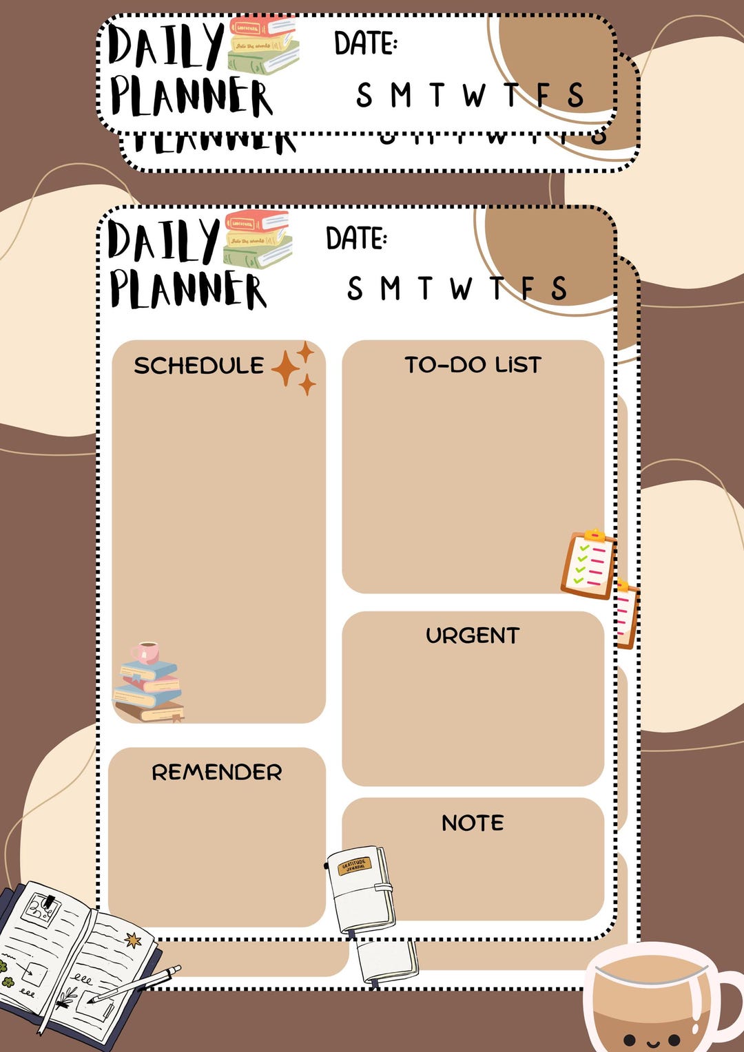 Minimal & Distraction-free Design for Student | Printable PDF - Etsy