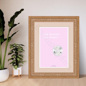 Impression de citations Boys of Tommen – « Pour toujours ? Pour de bon. | Art mural livresque | Décoration romantique irlandaise | Impression littéraire Chloe Walsh