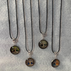 Tree Of Life Cabochon Necklace for Women, Tree of Life, Tree of Life Jewelry, Gift for Mom, Gift for Girls, Gift for Teens