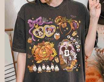 Camiseta de Halloween de Mickey de Disney, camiseta de viaje de Halloween de Disney, camiseta de Halloween, camiseta de Halloween de Disneyland, Mickey y sus amigos de Halloween