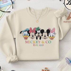 90s Mickey Crewneck - Etsy