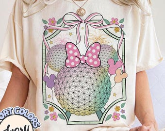 Disney Epcot Shirt, Retro Kokette Bogen Epcot Sweatshirt, Disney Familie Passende Shirt, Disney Epcot Name Shirt, Disney World Traveller Shirt