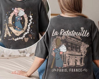 Comfort Colors® Little Chef Remy T-shirt, Disney Ratatouille Paris Shirt, Pixar Ratatouille Tee, Gusteau's Shirt, Disney Cute Mouse Shirt
