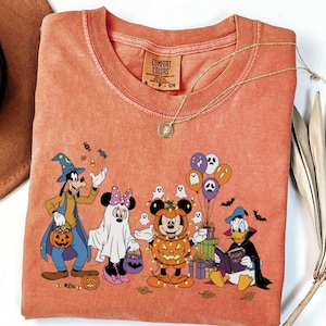 Retro Halloween Mickey and Friends Halloween Shirt, Halloween Mickey Ghost Shirt, Trick Or Treat Shirt, Disney Fall Sweatshirt,Spooky Vibes