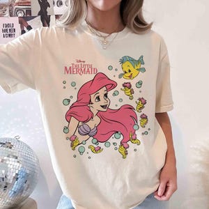 Disney Little Mermaid Shirt, Ariel Mermaid Shirt, Disney Ariel Shirt, Disney Princess Kids Shirt, Women&#39;s Little Mermaid Ariel Shirt