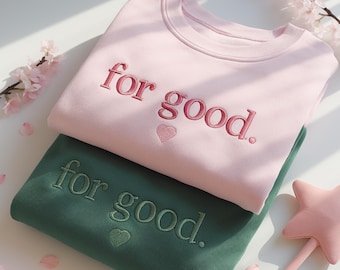 Felpa ricamata "For Good" di Wicked: Il mago di Oz